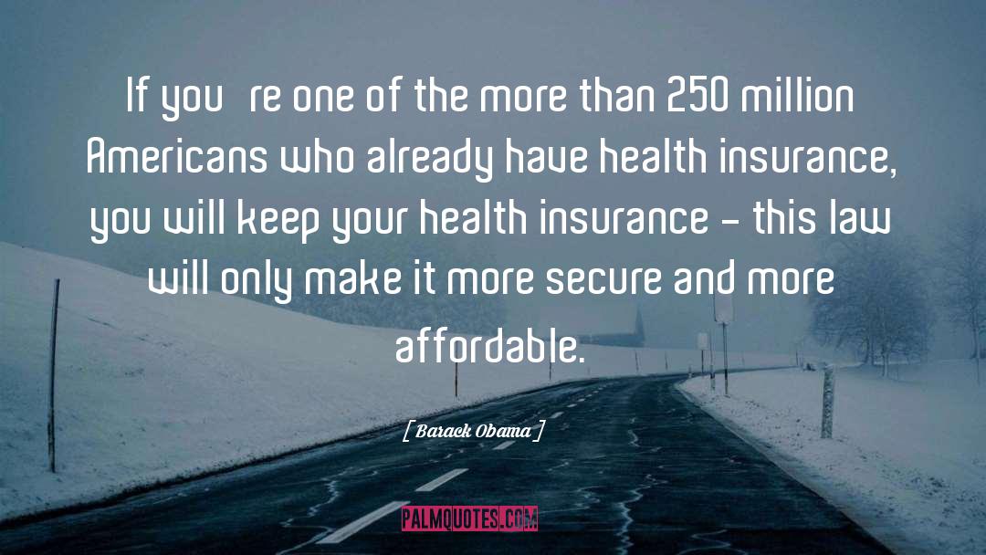 Insurance Ontario quotes by Barack Obama