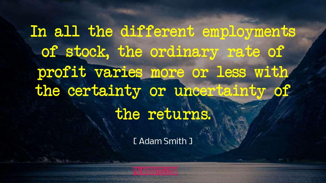Insurance Rate quotes by Adam Smith