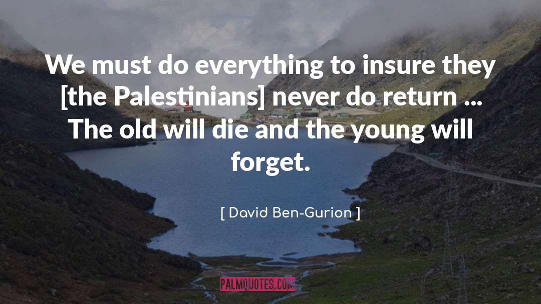 Insure quotes by David Ben-Gurion