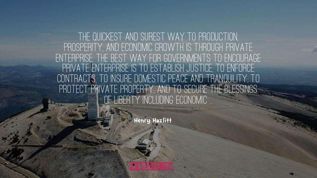 Insure quotes by Henry Hazlitt