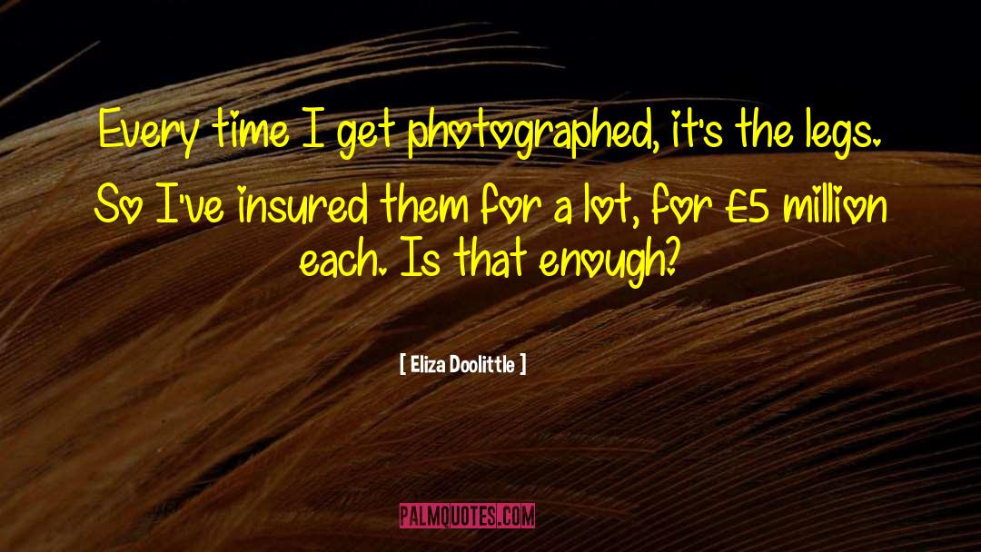 Insured quotes by Eliza Doolittle