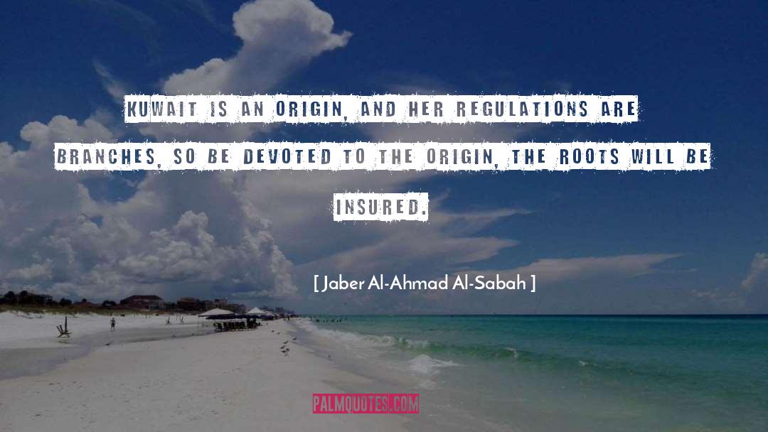 Insured quotes by Jaber Al-Ahmad Al-Sabah