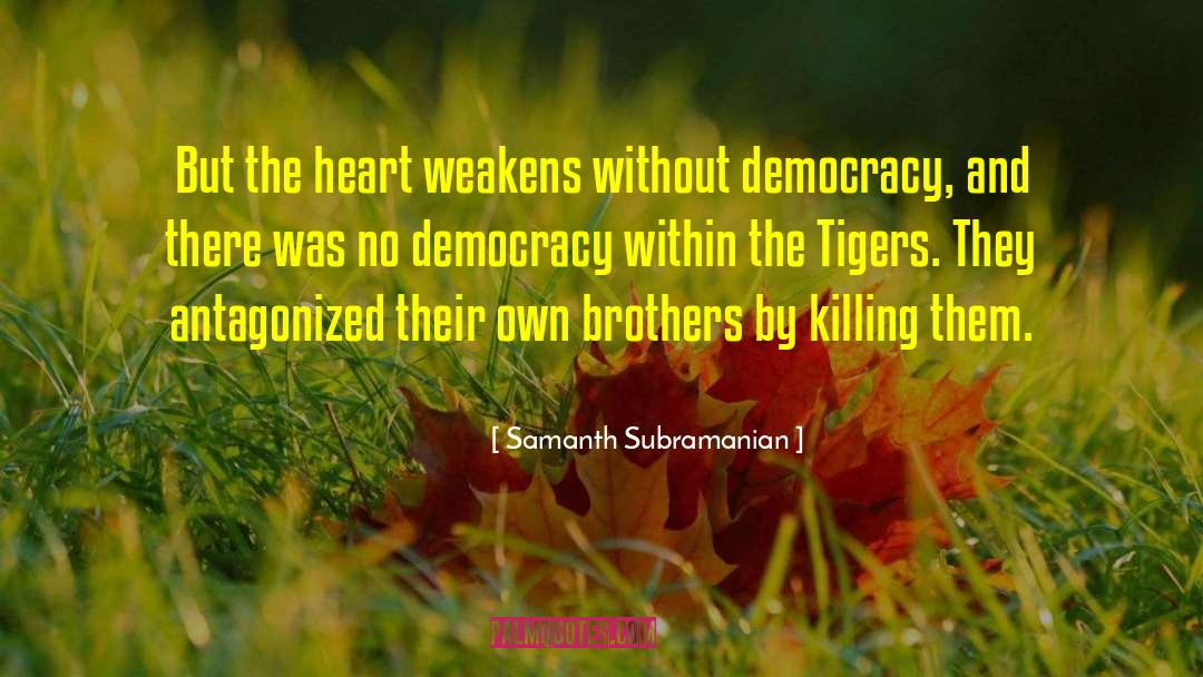 Insurgency quotes by Samanth Subramanian