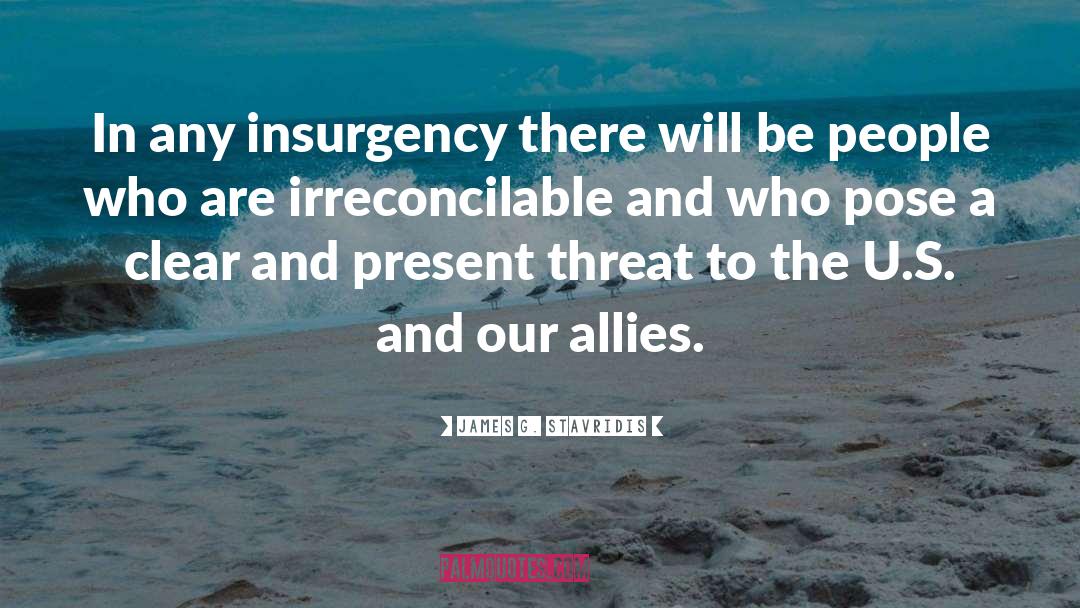 Insurgency quotes by James G. Stavridis