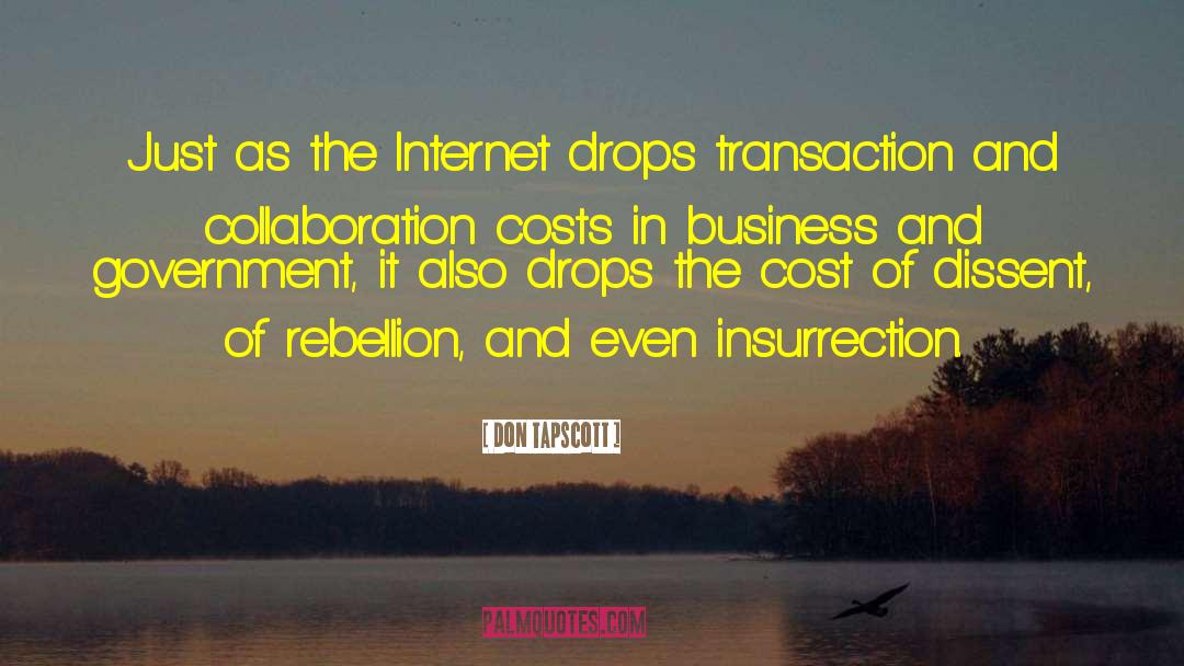 Insurrection quotes by Don Tapscott