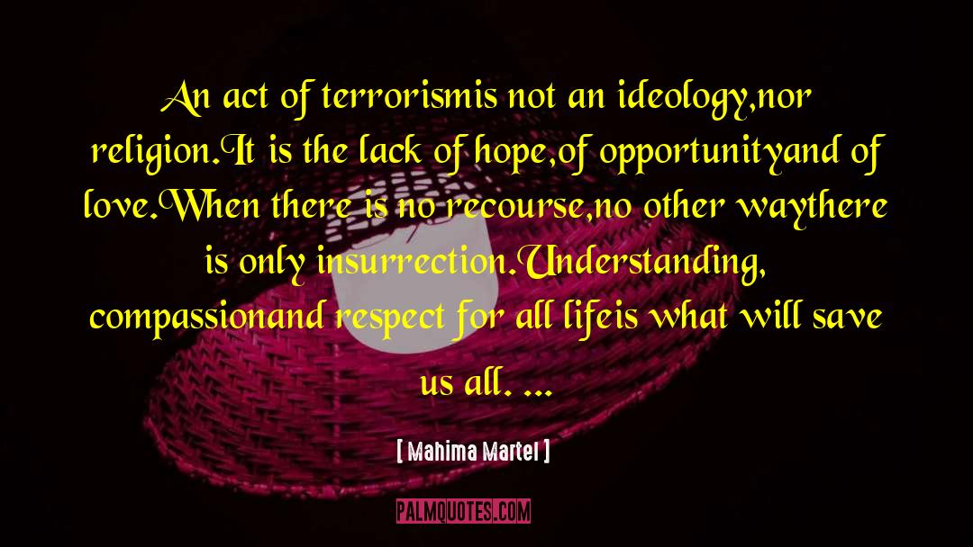 Insurrection quotes by Mahima Martel