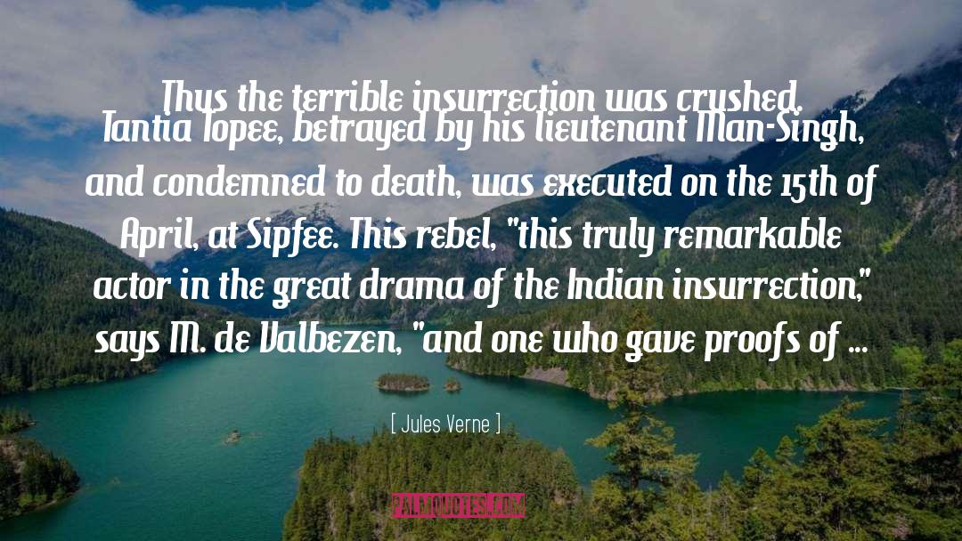 Insurrection quotes by Jules Verne