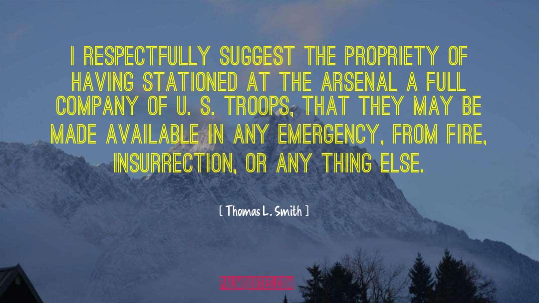 Insurrection quotes by Thomas L. Smith