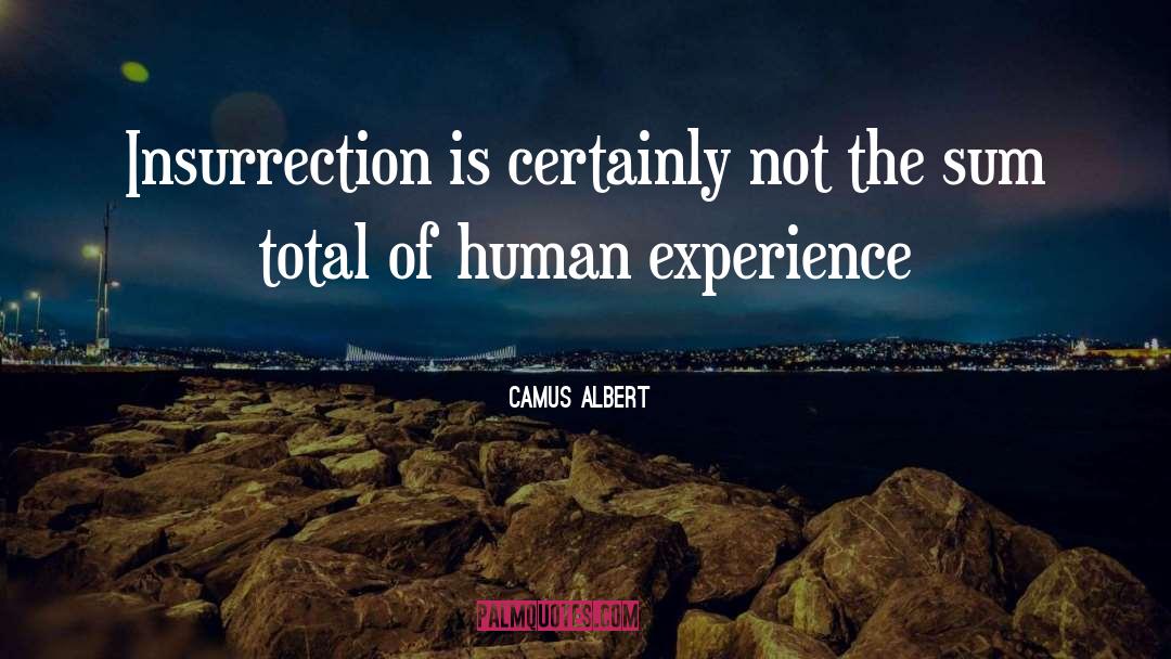 Insurrection quotes by Camus Albert