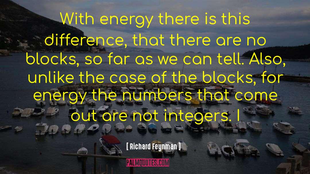 Integers quotes by Richard Feynman