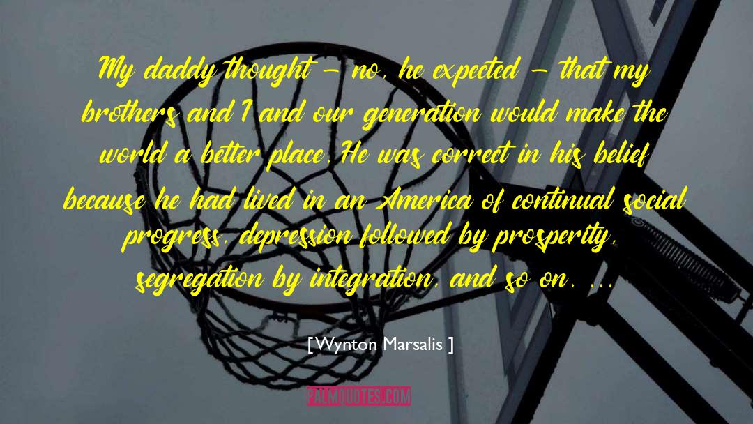 Integration quotes by Wynton Marsalis