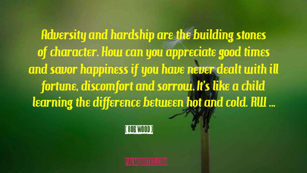 Integrity And Character quotes by Rob Wood