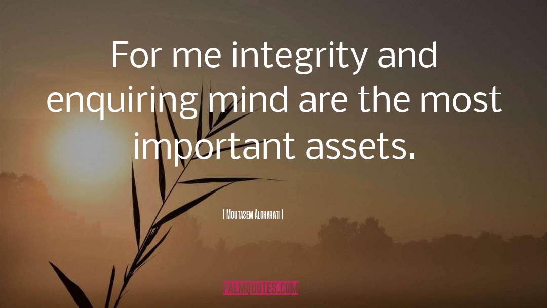 Integrity quotes by Moutasem Algharati