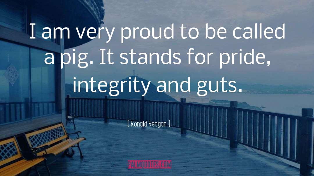 Integrity quotes by Ronald Reagan