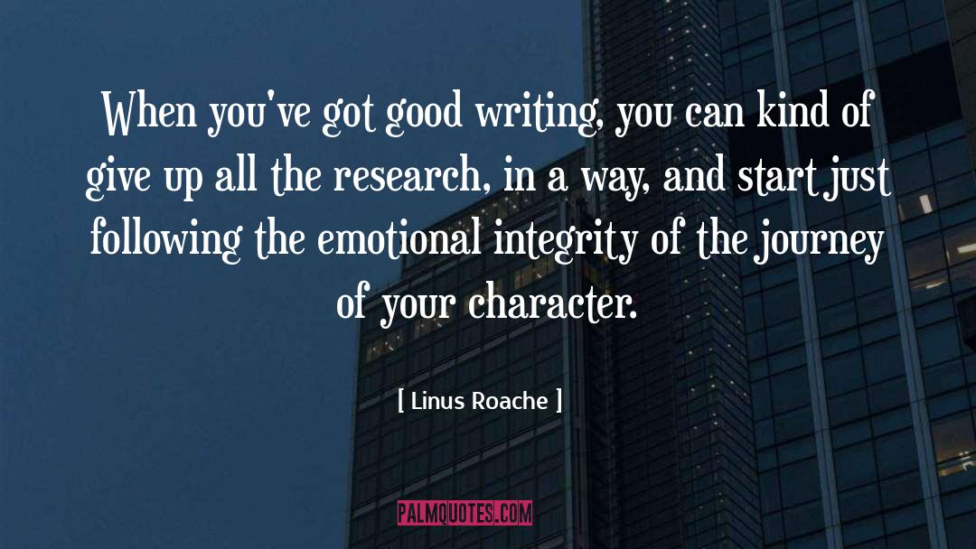 Integrity quotes by Linus Roache