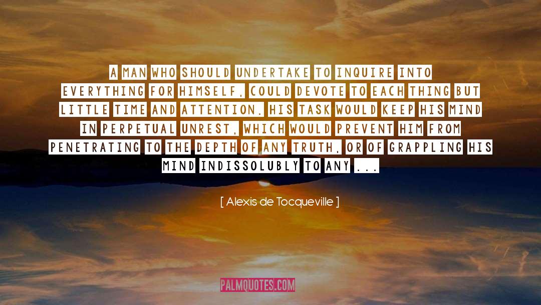 Intellect quotes by Alexis De Tocqueville