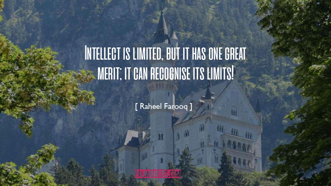 Intellect quotes by Raheel Farooq