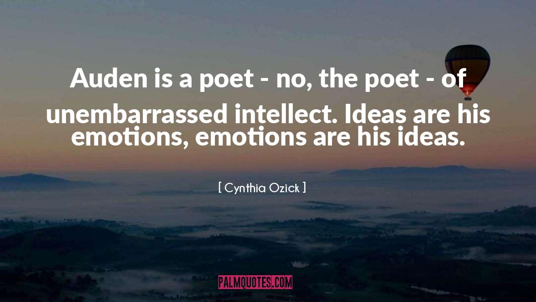 Intellect quotes by Cynthia Ozick