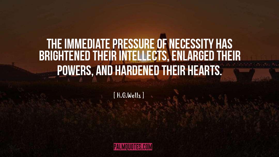 Intellects quotes by H.G.Wells