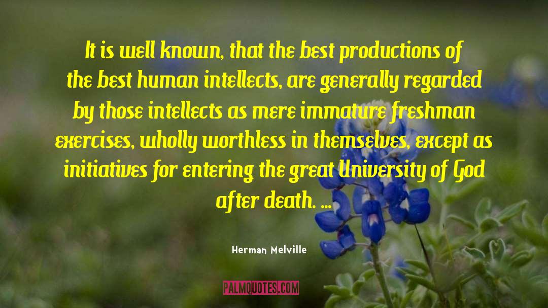 Intellects quotes by Herman Melville