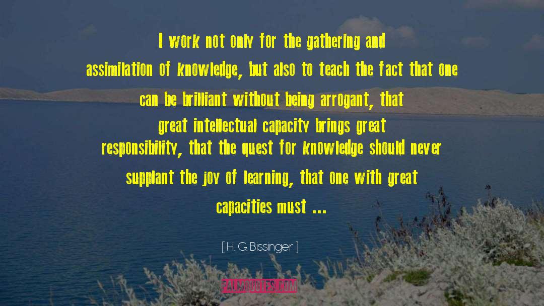 Intellectual Capacity quotes by H. G. Bissinger