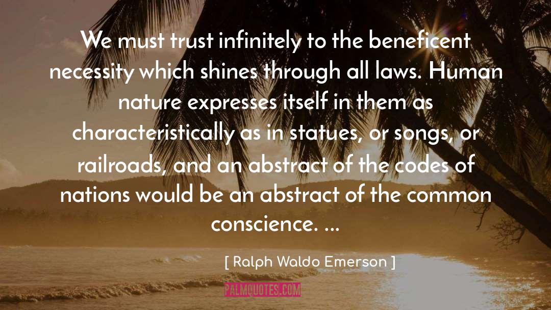 Intellectual Conscience quotes by Ralph Waldo Emerson