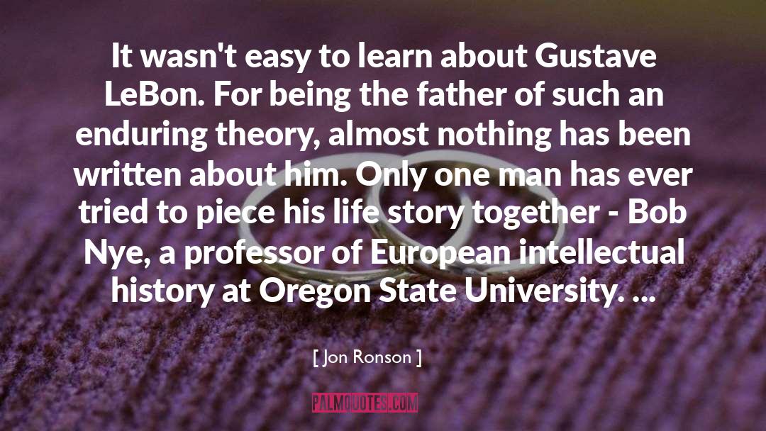 Intellectual History quotes by Jon Ronson