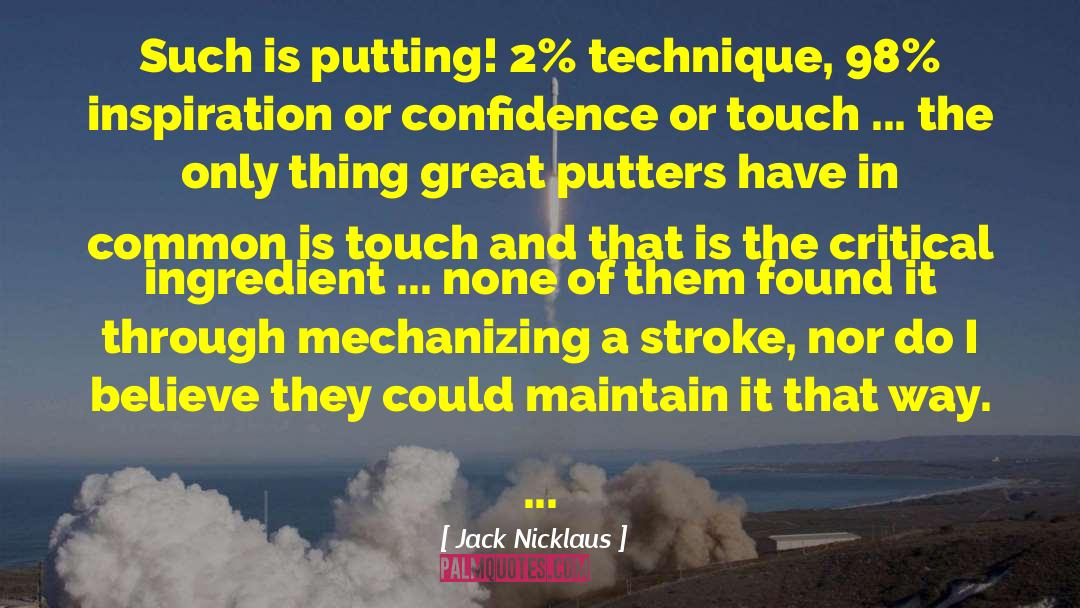 Intellectuals Inspiration quotes by Jack Nicklaus