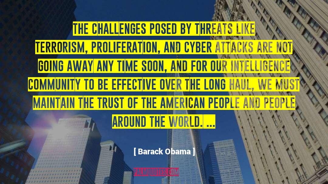 Intelligence Community quotes by Barack Obama