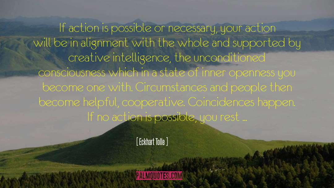 Intelligence Officers quotes by Eckhart Tolle