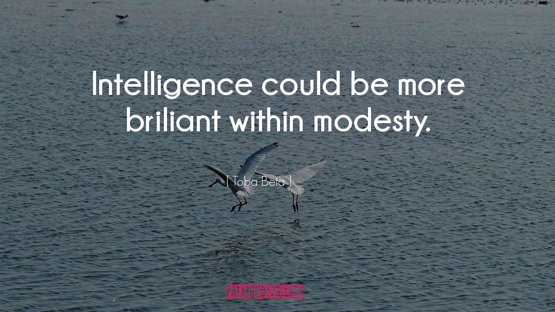 Intelligence quotes by Toba Beta