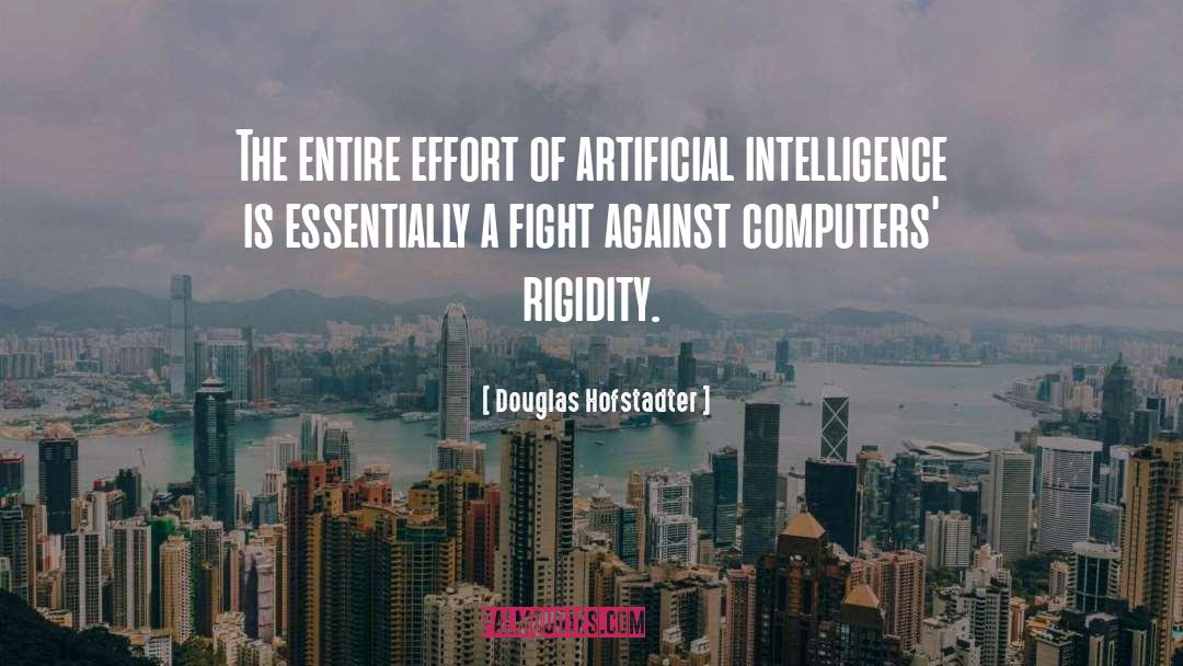 Intelligence quotes by Douglas Hofstadter