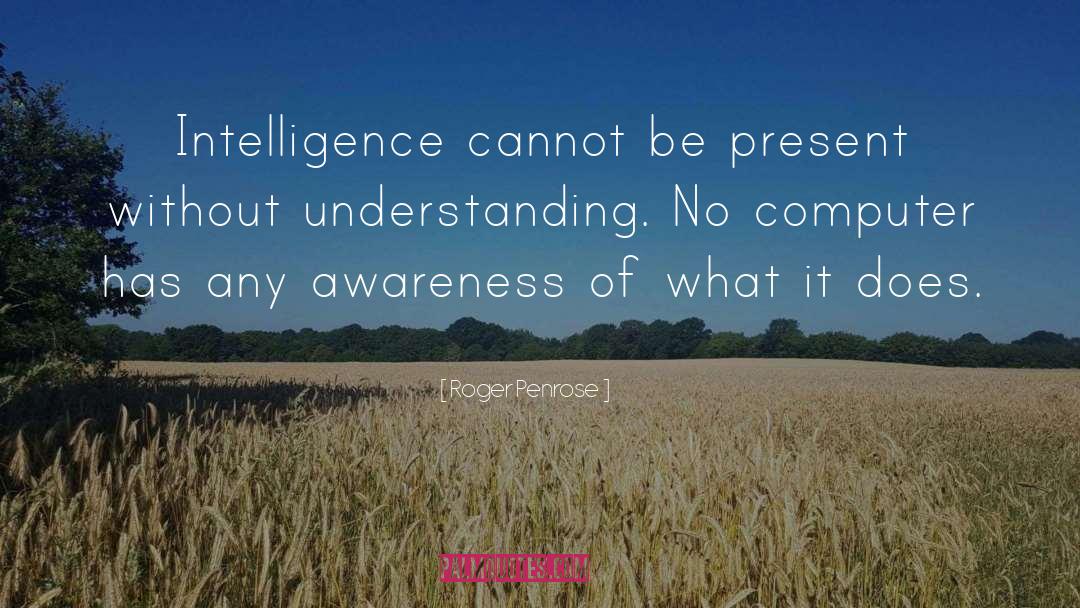 Intelligence quotes by Roger Penrose