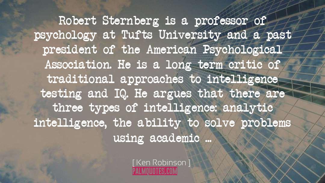 Intelligence Tumblr quotes by Ken Robinson