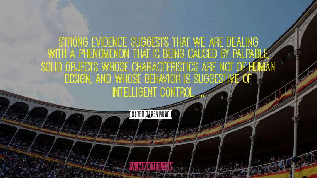 Intelligent Design quotes by Peter Davenport