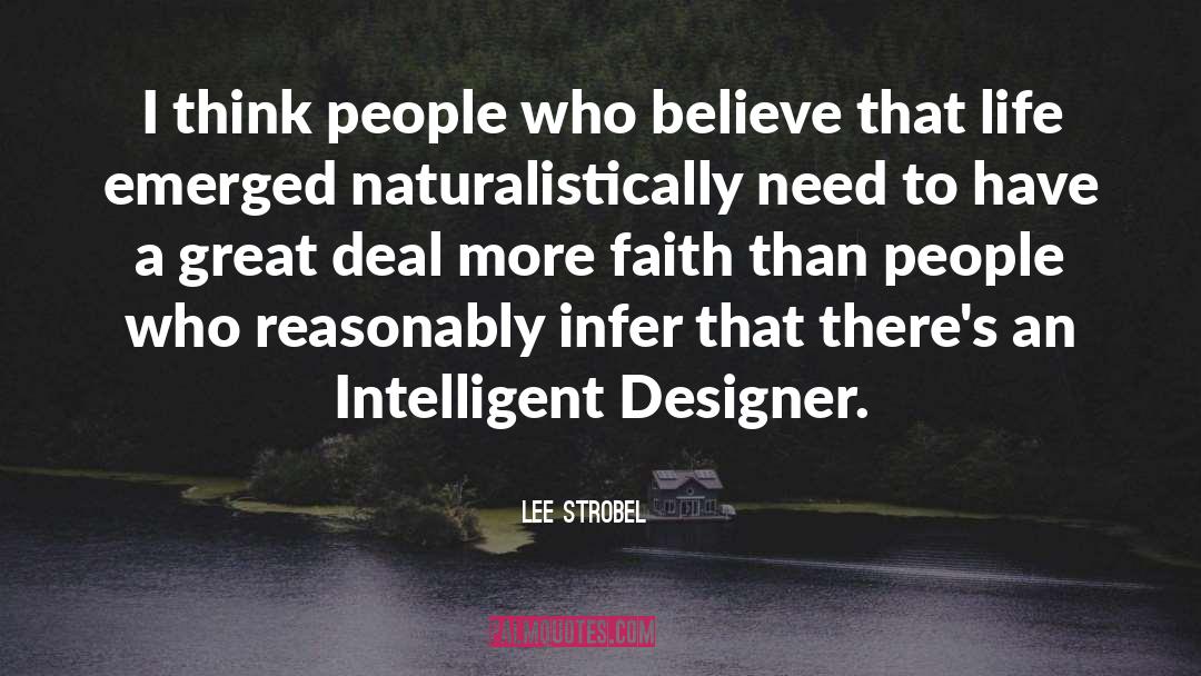 Intelligent Design quotes by Lee Strobel