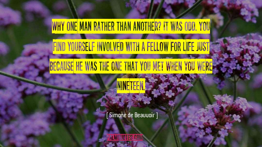 Intelligent Life quotes by Simone De Beauvoir
