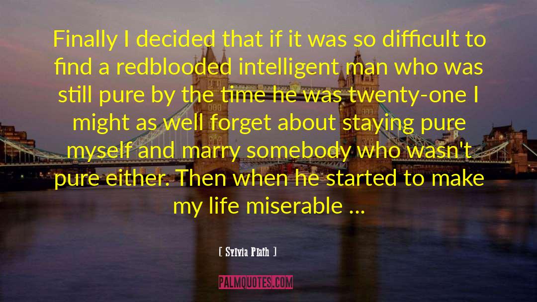 Intelligent Man quotes by Sylvia Plath