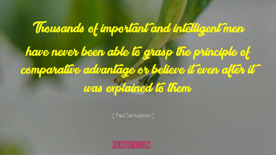 Intelligent Men quotes by Paul Samuelson