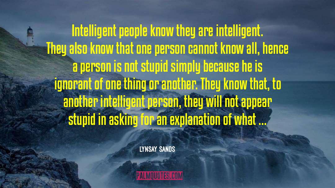 Intelligent Person quotes by Lynsay Sands