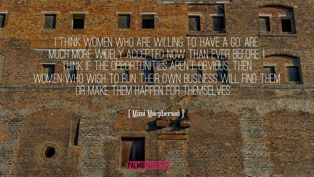Intelligent Women quotes by Mimi Macpherson
