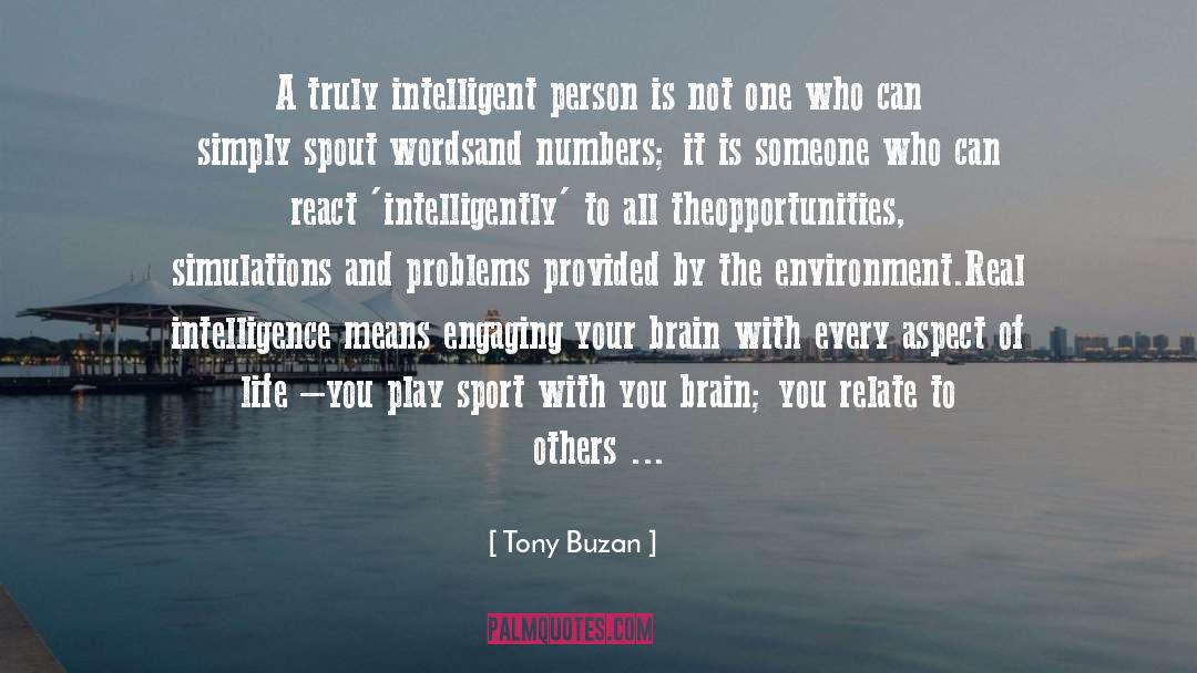 Intelligently quotes by Tony Buzan