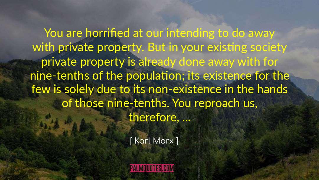 Intend quotes by Karl Marx