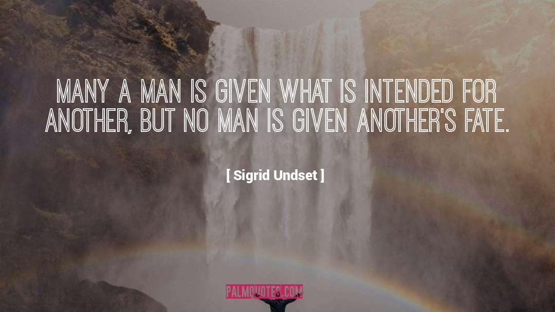 Intended quotes by Sigrid Undset