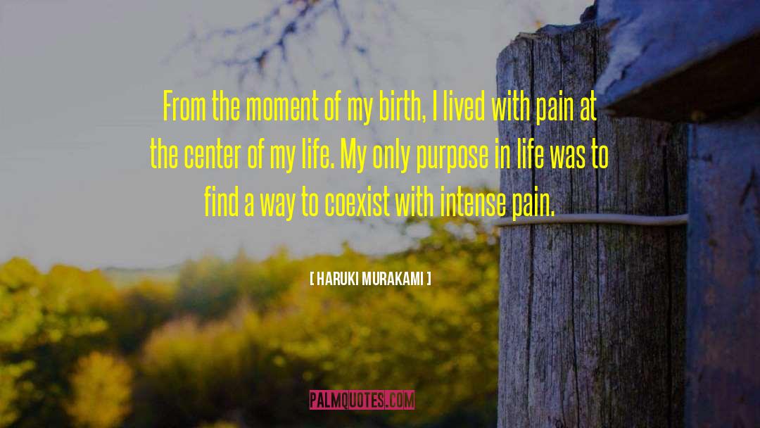 Intense Pain quotes by Haruki Murakami
