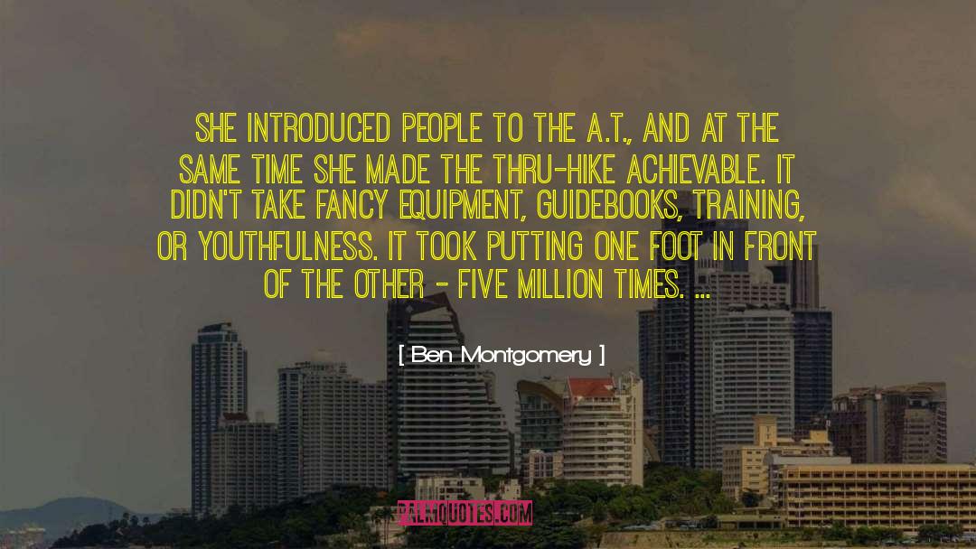 Intense Training quotes by Ben Montgomery