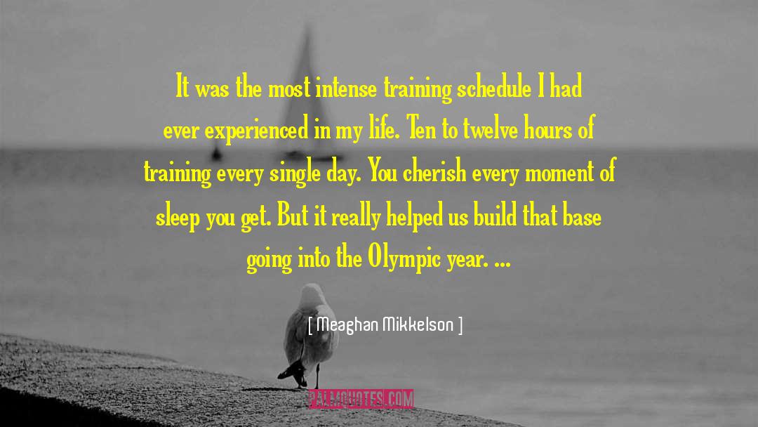 Intense Training quotes by Meaghan Mikkelson