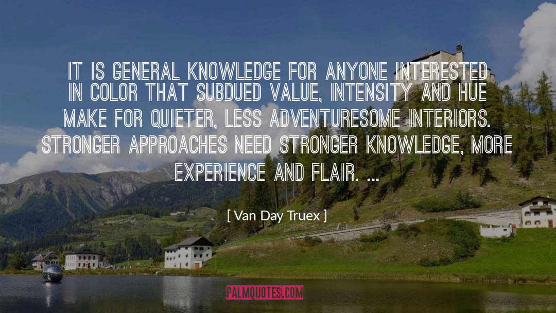 Intensity quotes by Van Day Truex