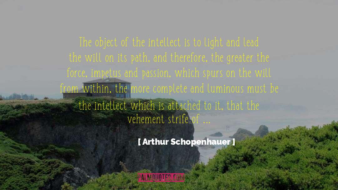 Intensity Seeking quotes by Arthur Schopenhauer