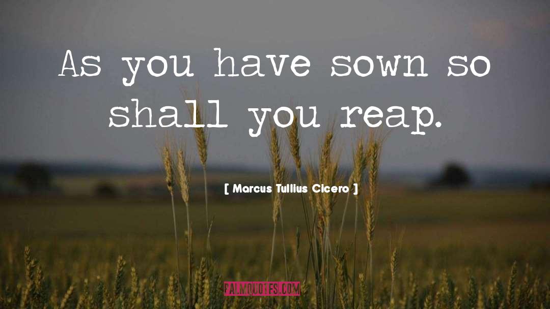 Intensive Farming quotes by Marcus Tullius Cicero